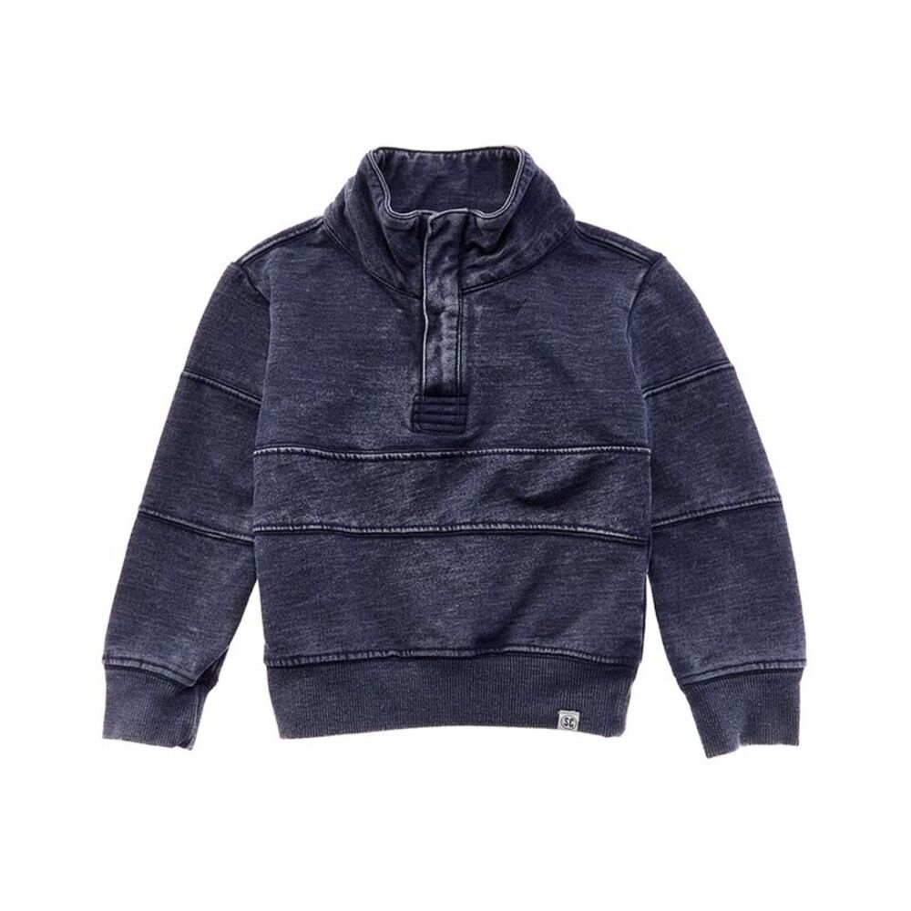 Sovereign Code Boys  Chance Mock Neck Pull-Over, Blue